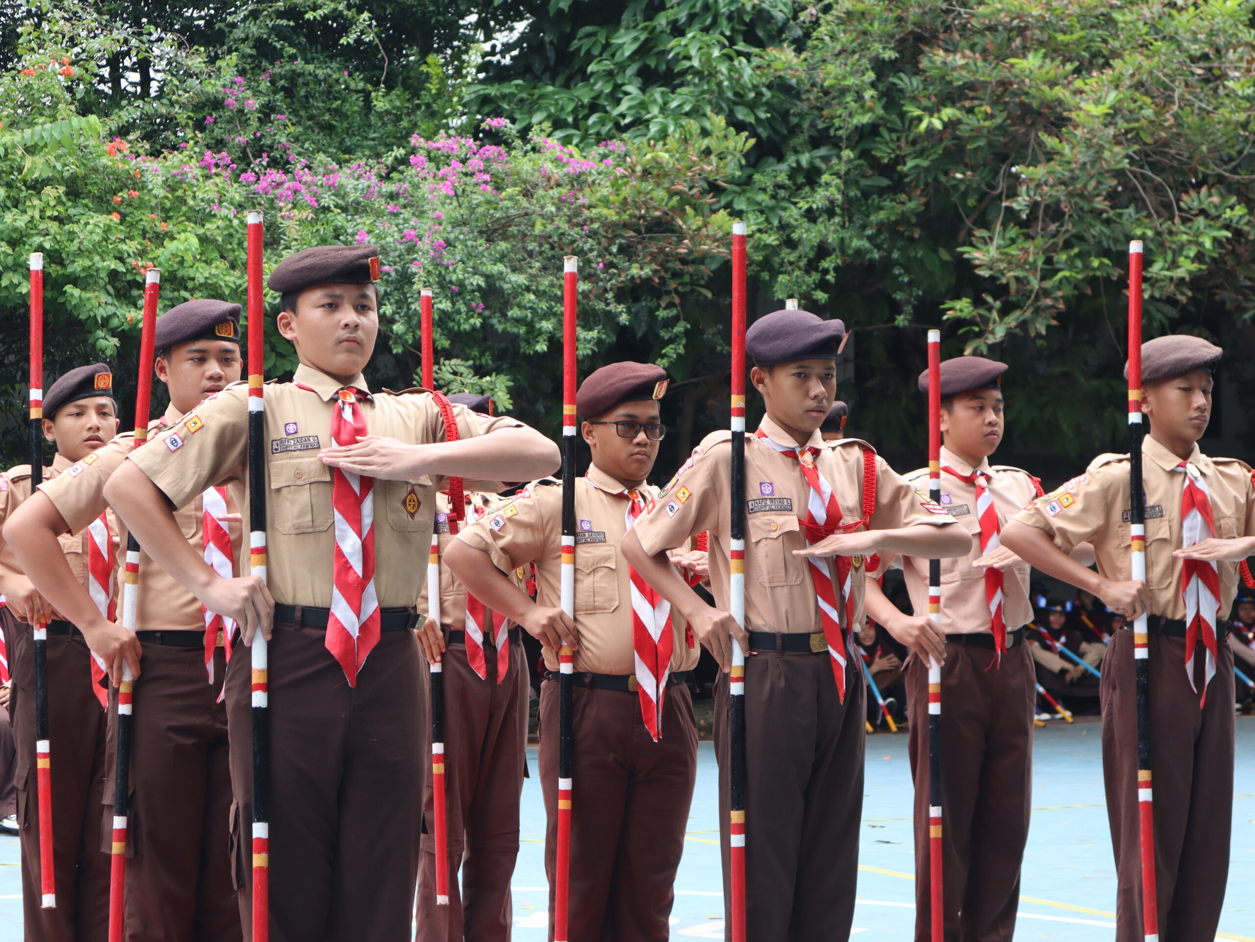 LASKAR SMP IT Al Fawwaz 2025: Ajang Aksi Kreativitas dan Kekompakan Pramuka