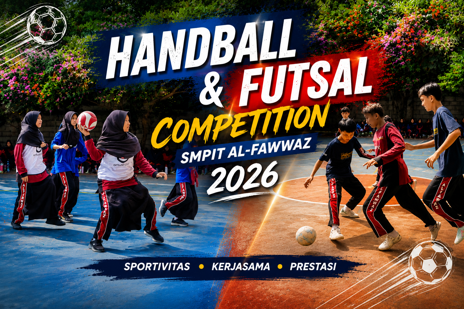 Sportivitas, Semangat, dan Mental Juara Warnai Handball & Futsal Competition SMPIT Al-Fawwaz