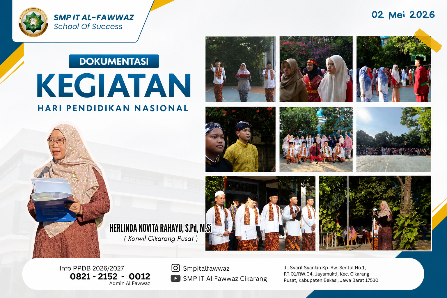 Semarak Hardiknas 2026 di SMP IT Al Fawwaz: Upacara Khidmat & Best Costume Penuh Kreativitas