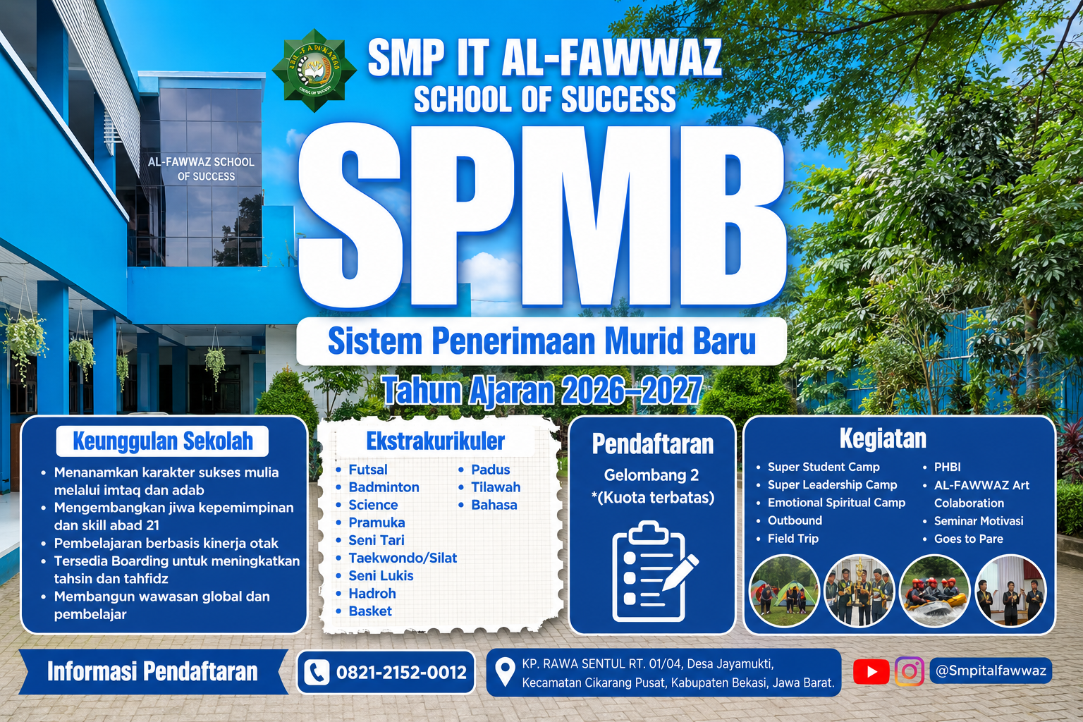 Segera Daftar! SMP IT Al-Fawwaz Siap Bentuk Generasi Hebat Masa Depan